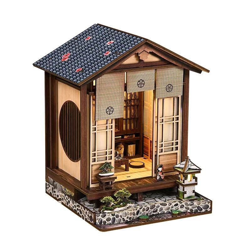 Moss Lantern Zen Garden DIY Book Nook Kit