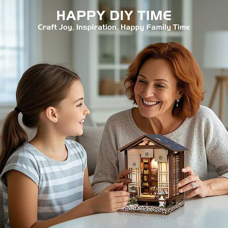 Moss Lantern Zen Garden DIY Book Nook Kit