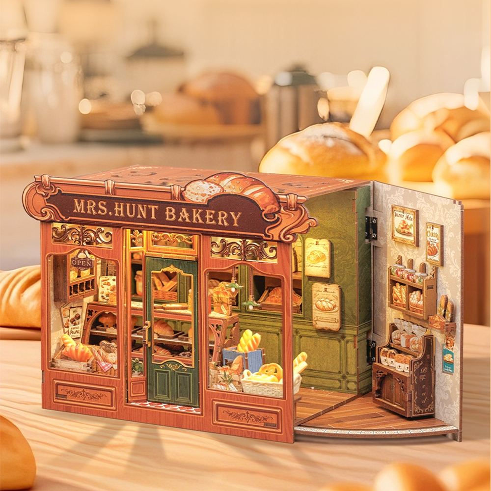 Mrs. Hunt’s Bakery Shop DIY Dollhouse Kit