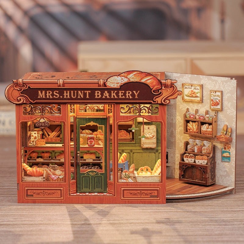 Mrs. Hunt’s Bakery Shop DIY Dollhouse Kit