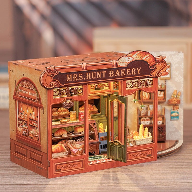 Mrs. Hunt’s Bakery Shop DIY Dollhouse Kit