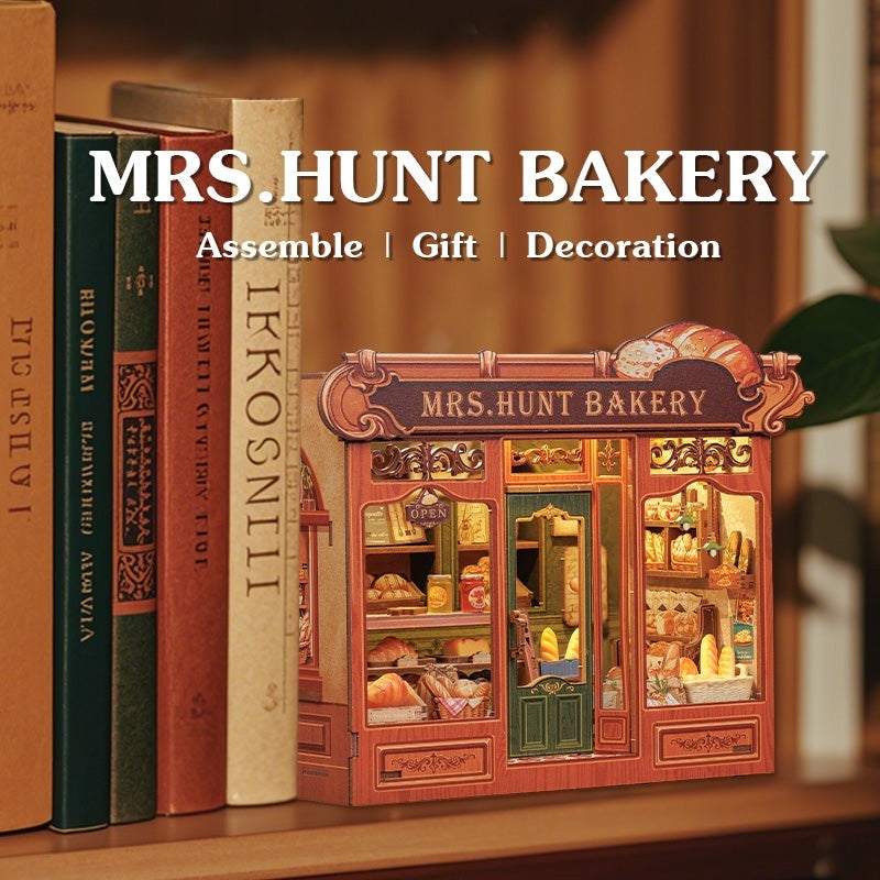 Mrs. Hunt’s Bakery Shop DIY Dollhouse Kit