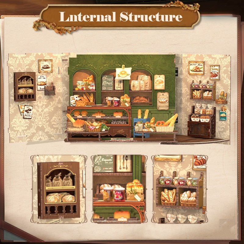 Mrs. Hunt’s Bakery Shop DIY Dollhouse Kit