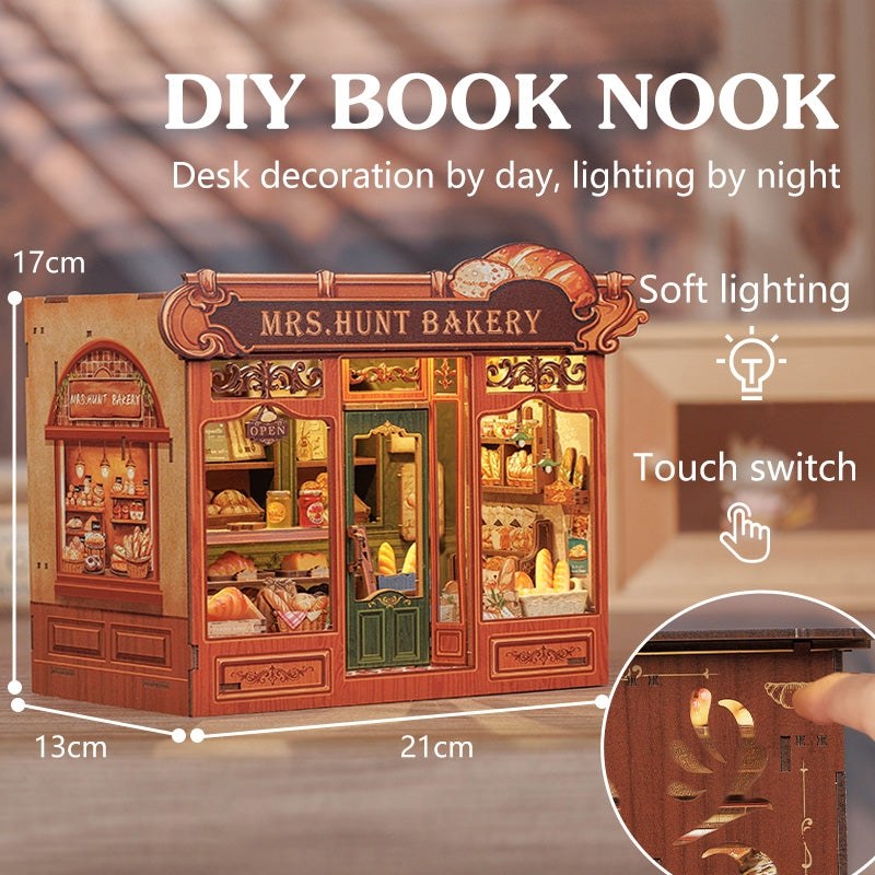Mrs. Hunt’s Bakery Shop DIY Dollhouse Kit