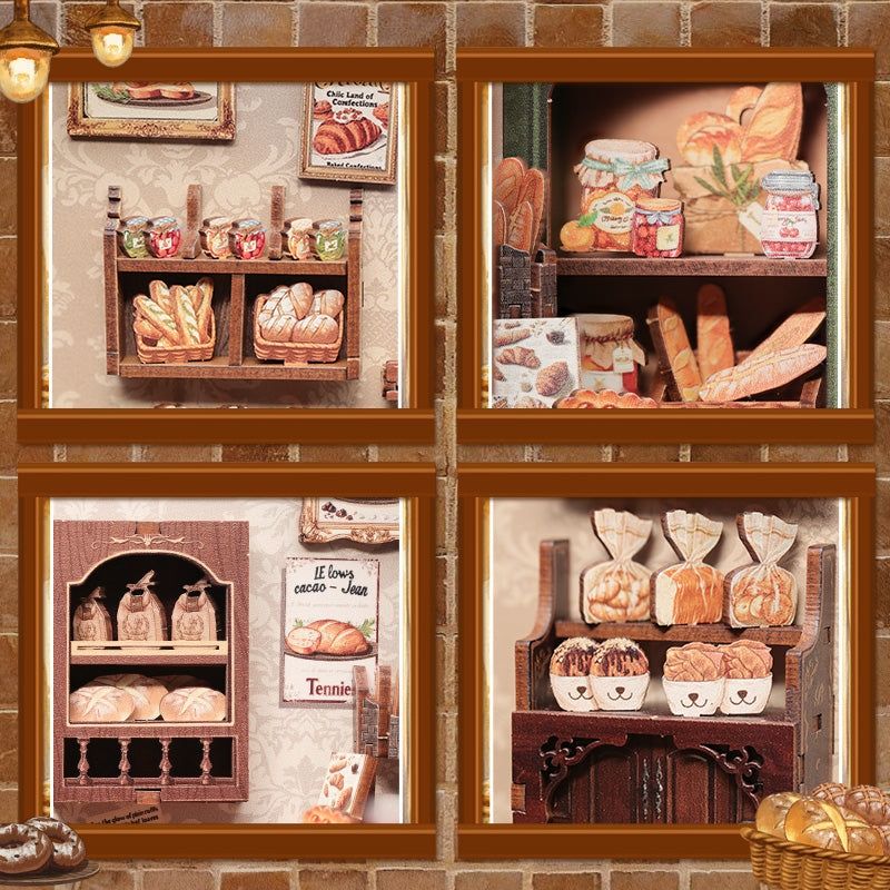 Mrs. Hunt’s Bakery Shop DIY Dollhouse Kit