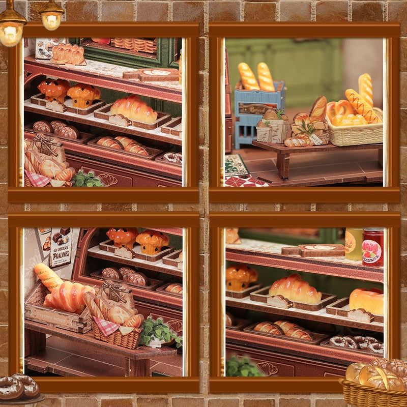 Mrs. Hunt’s Bakery Shop DIY Dollhouse Kit
