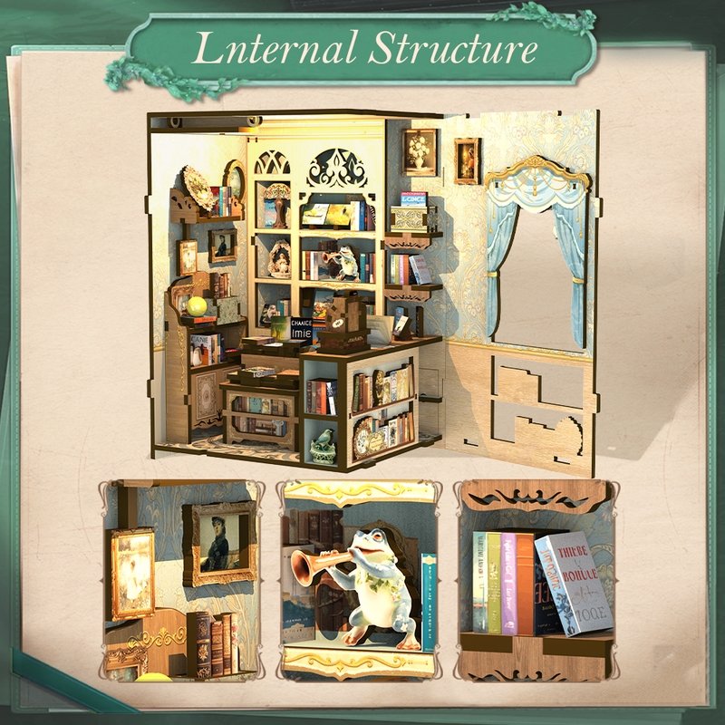 Muse Bookstore DIY Book Nook Kit
