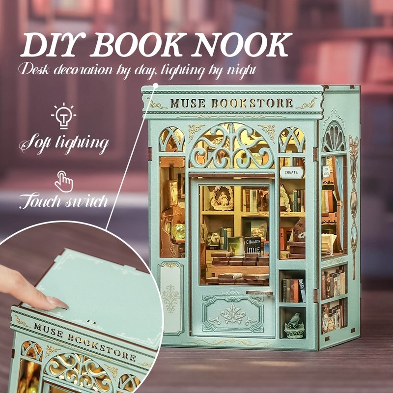 Muse Bookstore DIY Book Nook Kit
