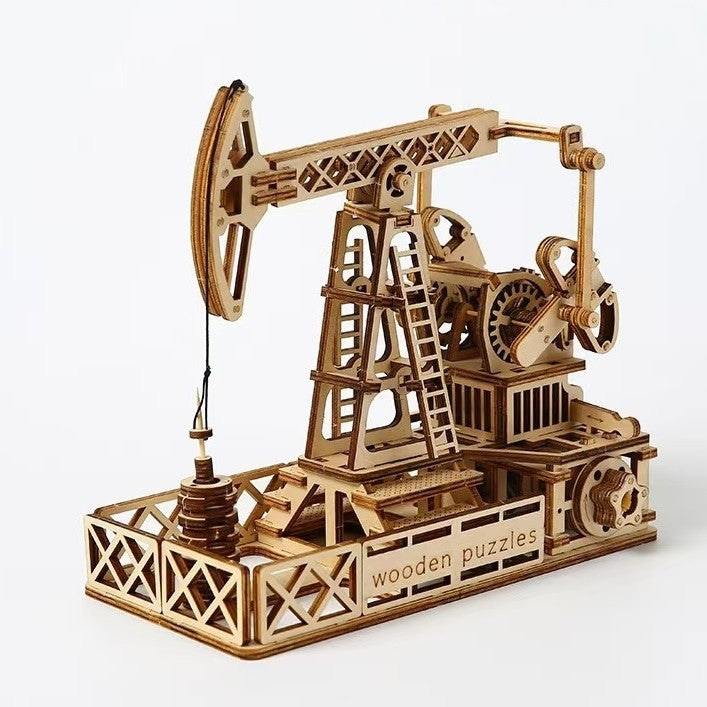 Oil Derrick 3D Wooden Puzzle
