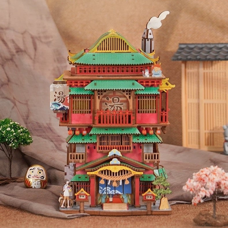 Onsen Saga DIY Miniature House Kit | Japanese Bathhouse