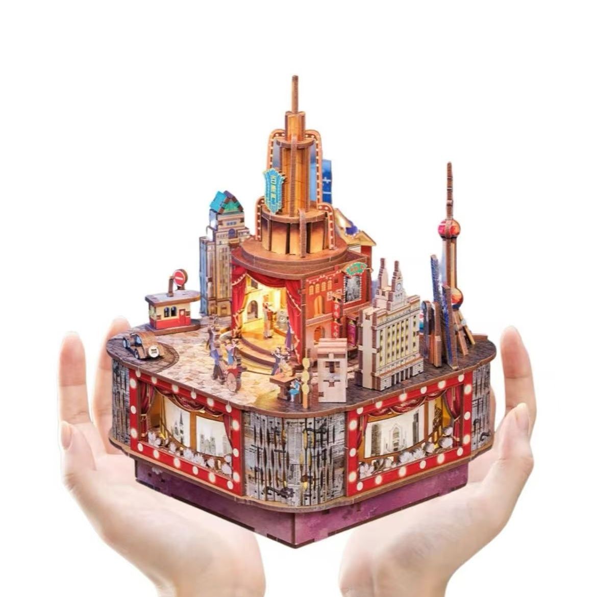 Paramount Ballroom DIY Music Box 3D Puzzle Kit