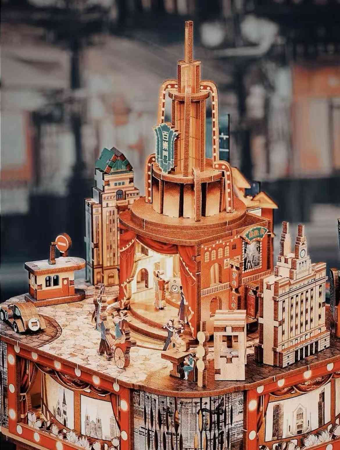 Paramount Ballroom DIY Music Box 3D Puzzle Kit