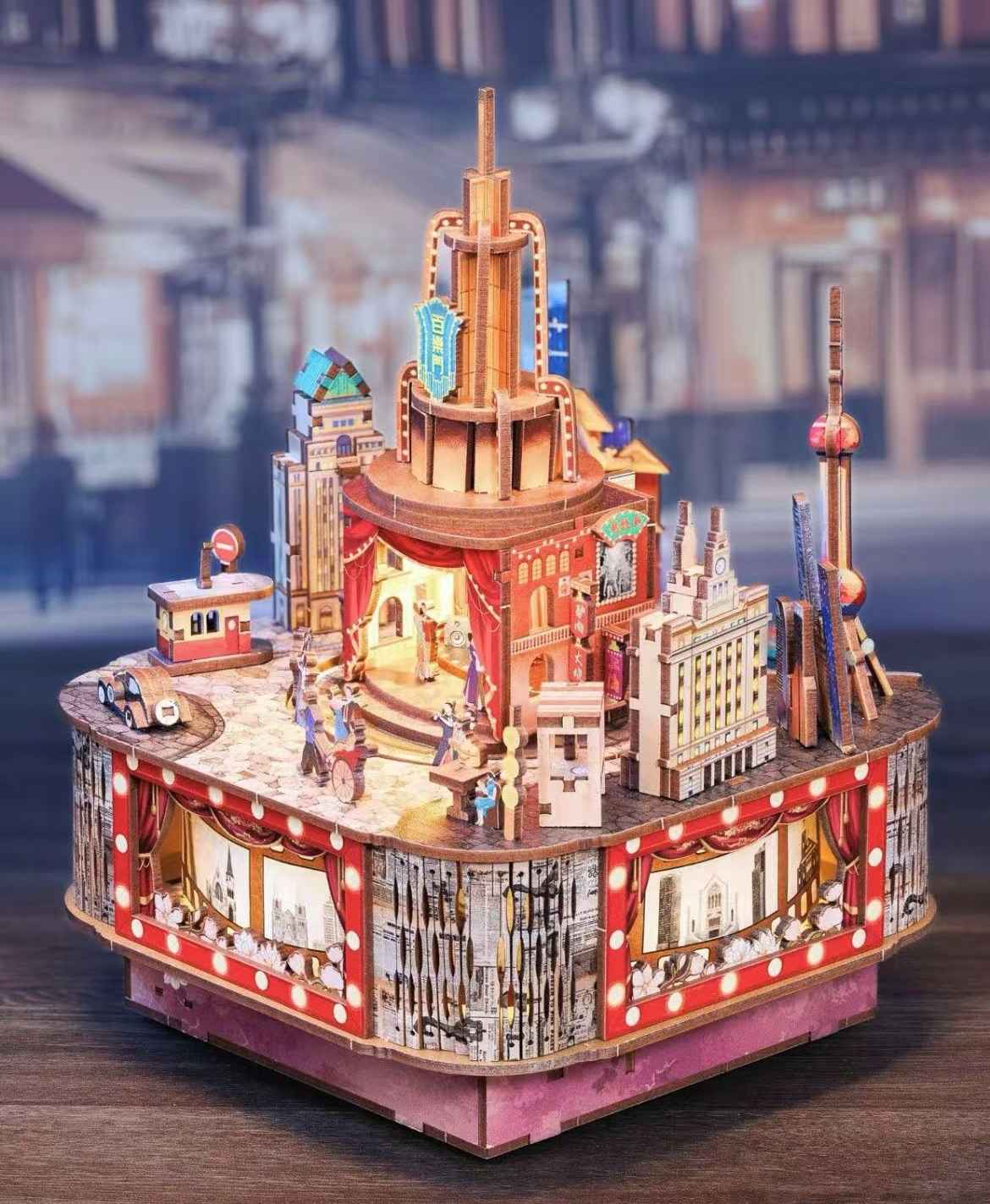 Paramount Ballroom DIY Music Box 3D Puzzle Kit