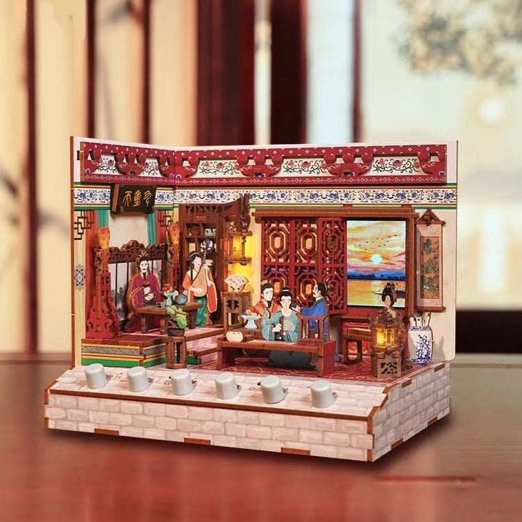 Pavilion of Prince Teng DIY Miniature House Kit | White Sounds