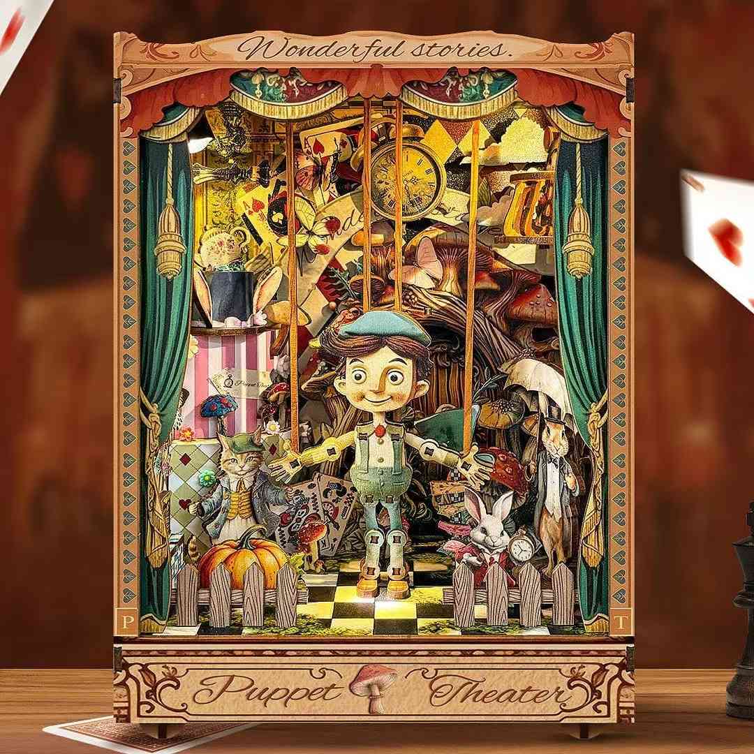 Puppet’s Adventure DIY Book Nook Kit