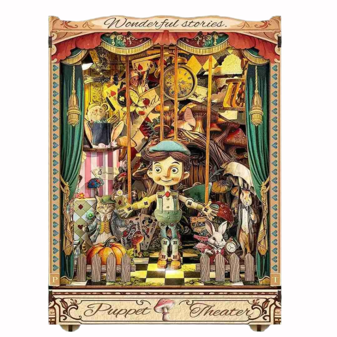 Puppet’s Adventure DIY Book Nook Kit