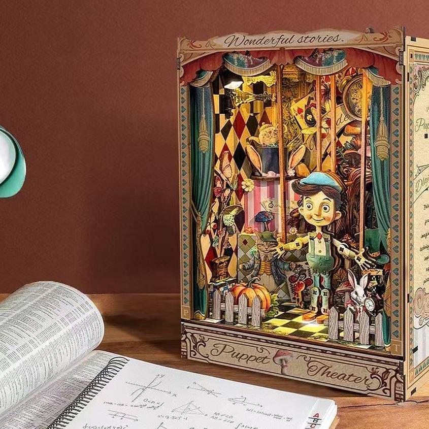 Puppet’s Adventure DIY Book Nook Kit