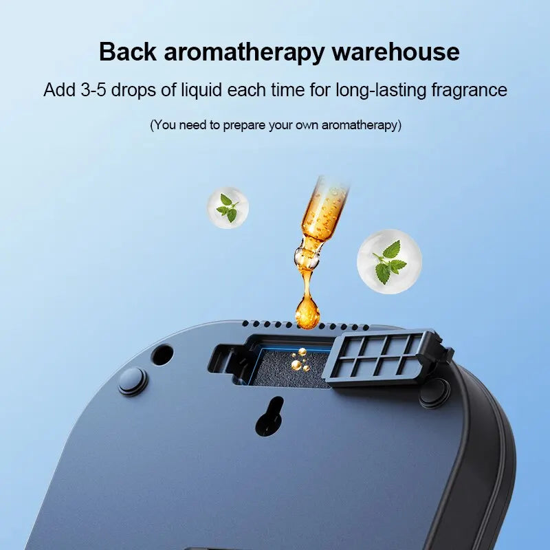Compact Negative Ion Air Purifier and Ozone Deodorizer with UV Sterilization and Timer for Home Office Pet Area