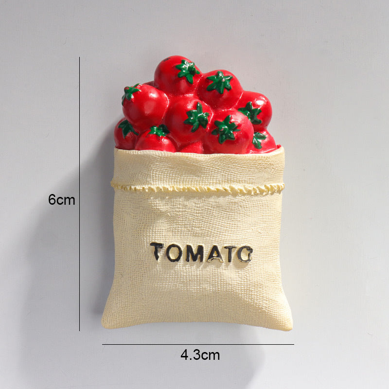 3D Simulation Magnetic Fridge Sticker
