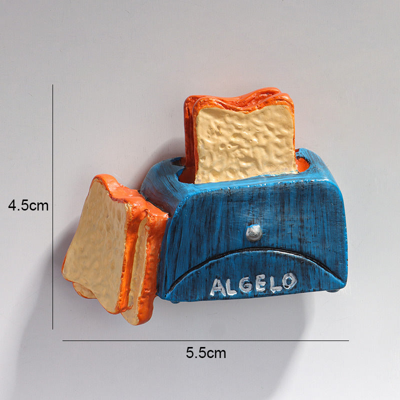 3D Simulation Magnetic Fridge Sticker