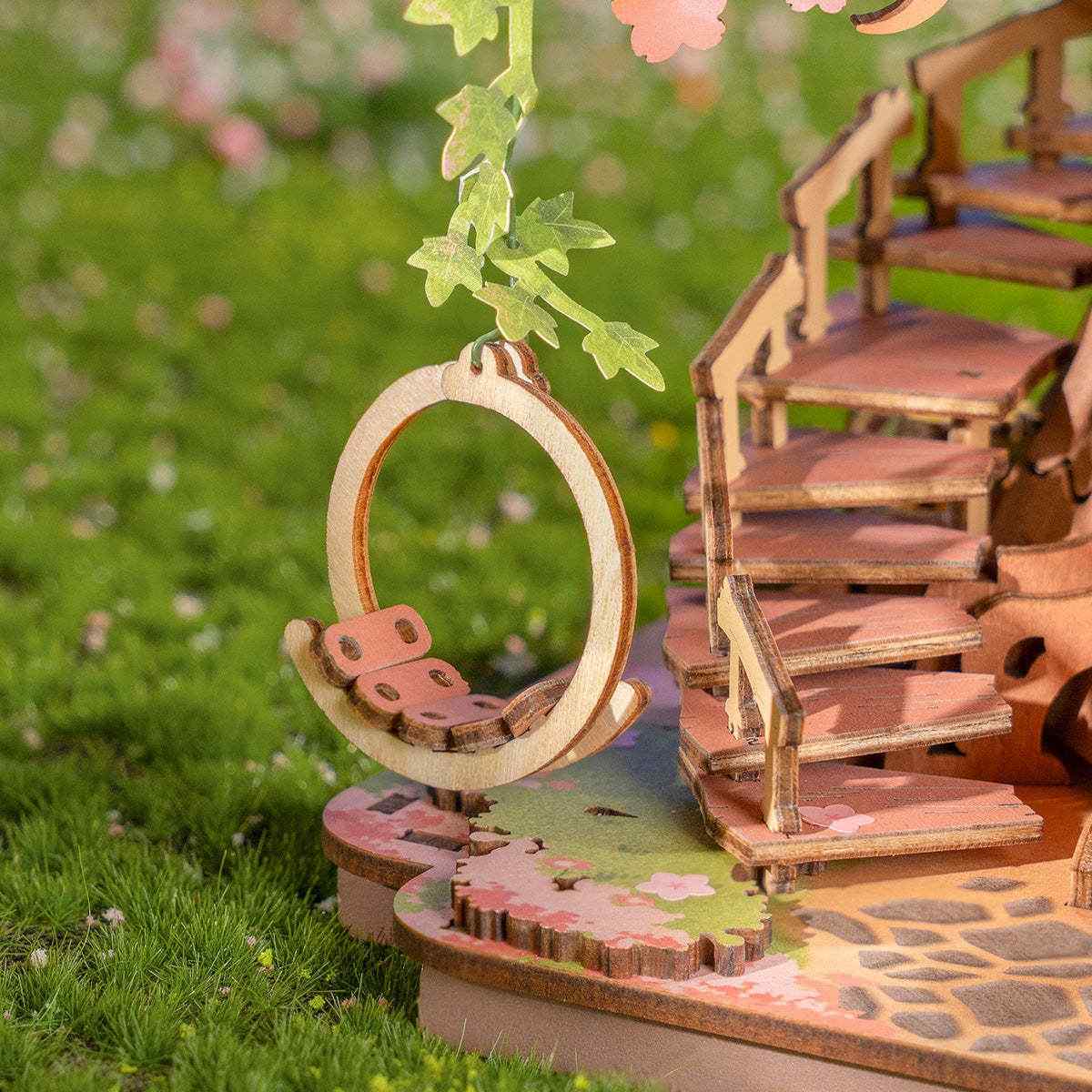 Sakura Tree House 3D Wooden Puzzle