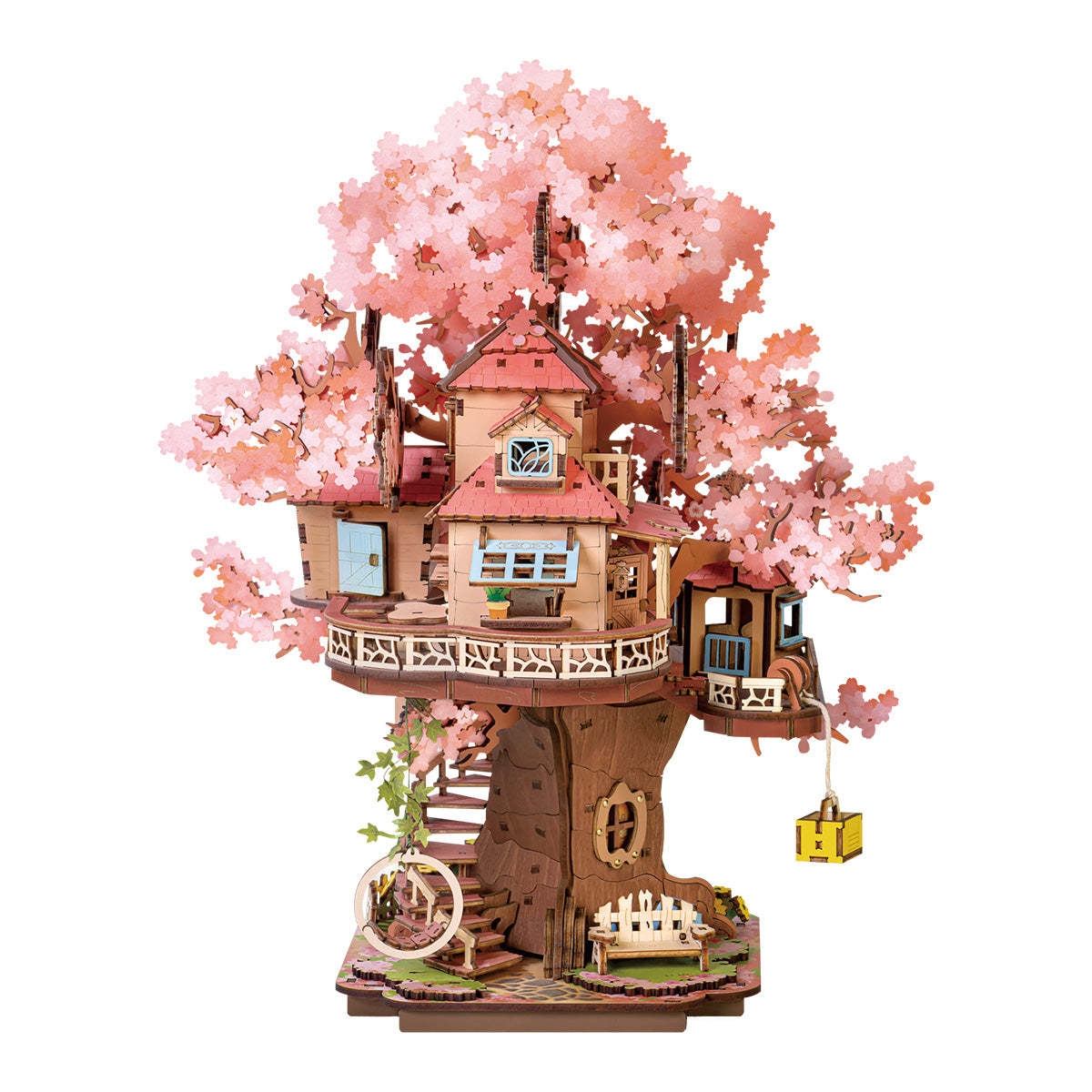 Sakura Tree House 3D Wooden Puzzle