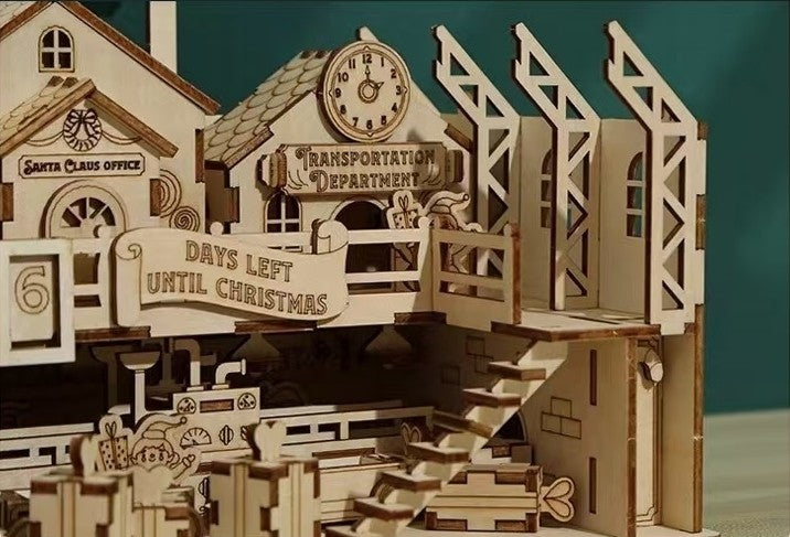 Santa’s Workshop 3D Wooden Puzzle
