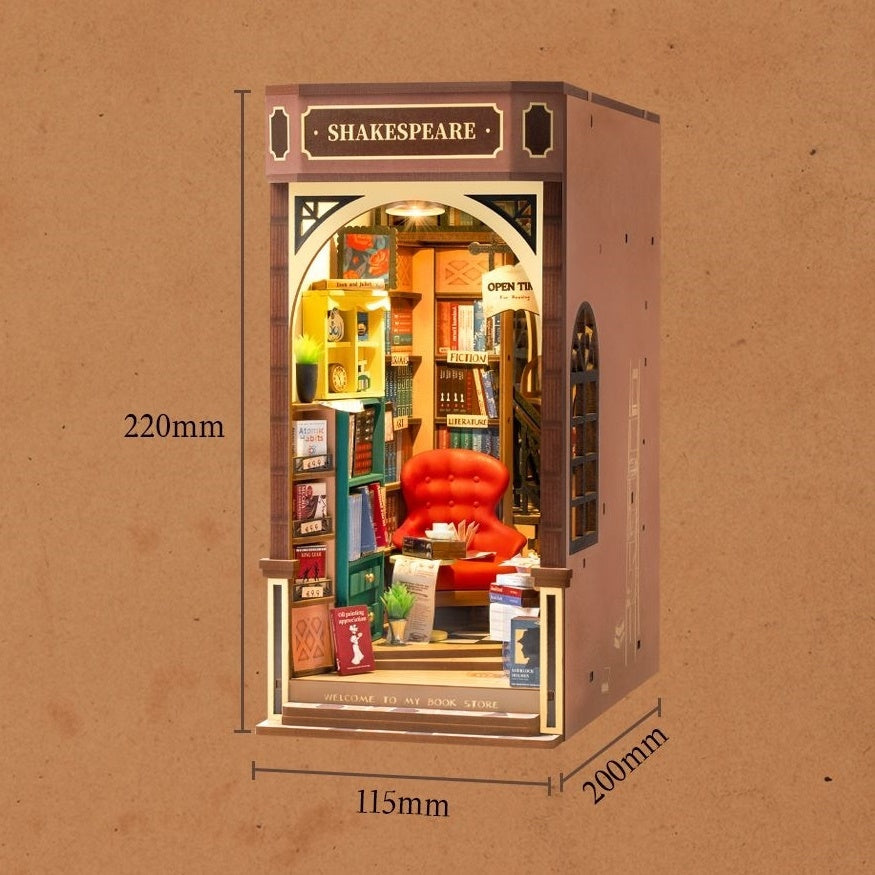 Shakespeare Bookstore DIY Book Nook Kit