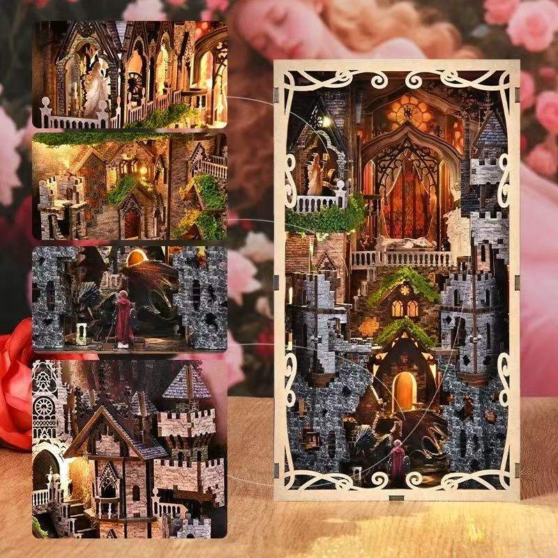 Sleeping Beauty DIY Wooden Book Nook Kit