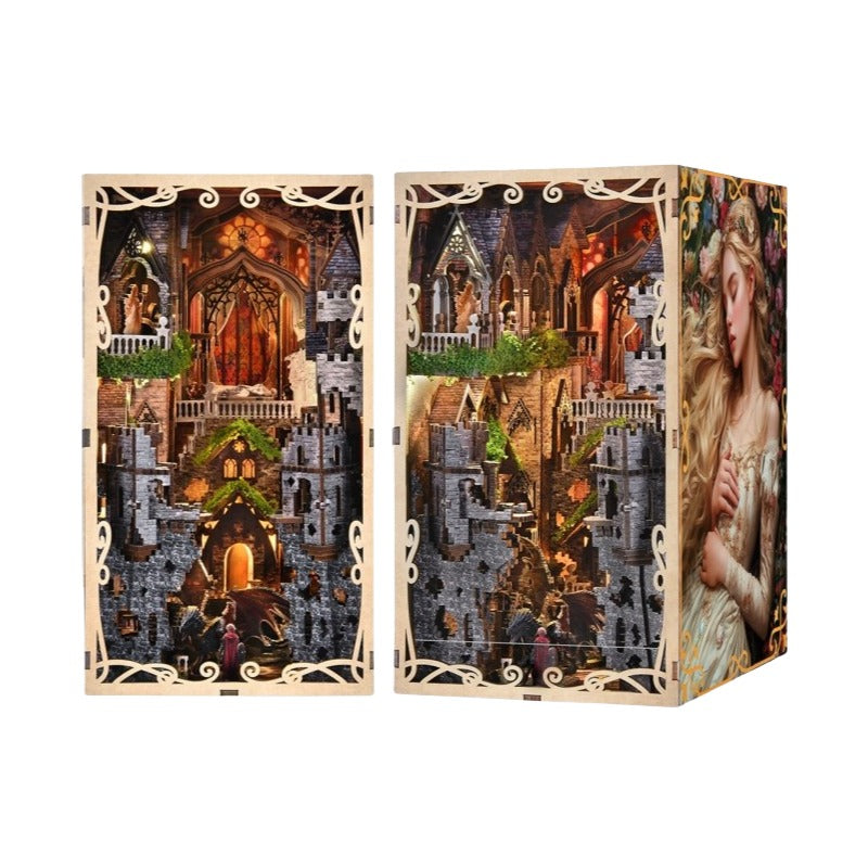 Sleeping Beauty DIY Wooden Book Nook Kit