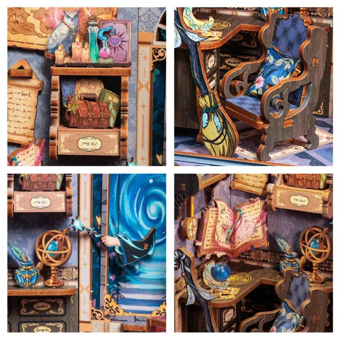 Soul Travel Agency DIY Book Nook Kit | Mini Magic Shop