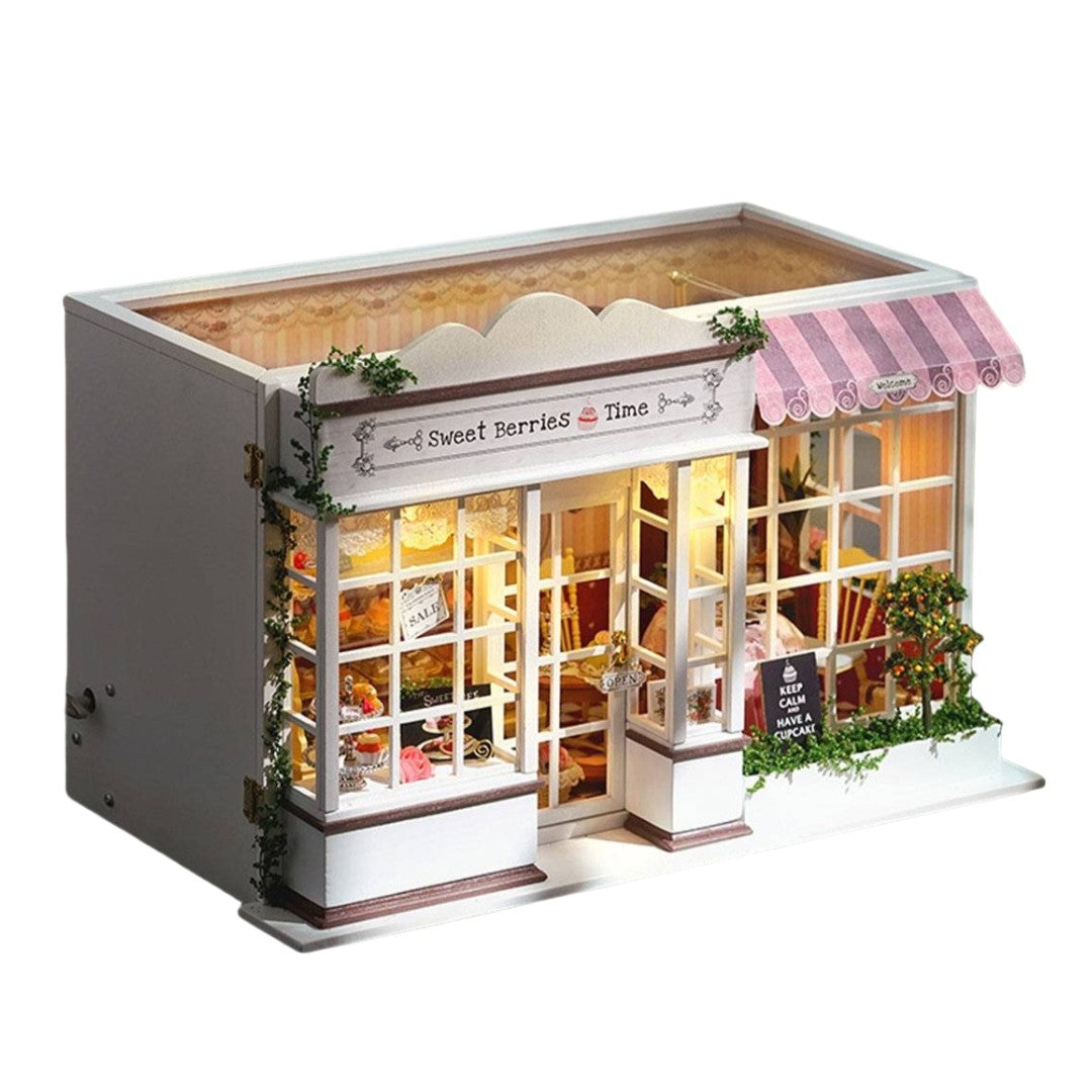 Sweet Berries Time Dessert Shop DIY Dollhouse Kit