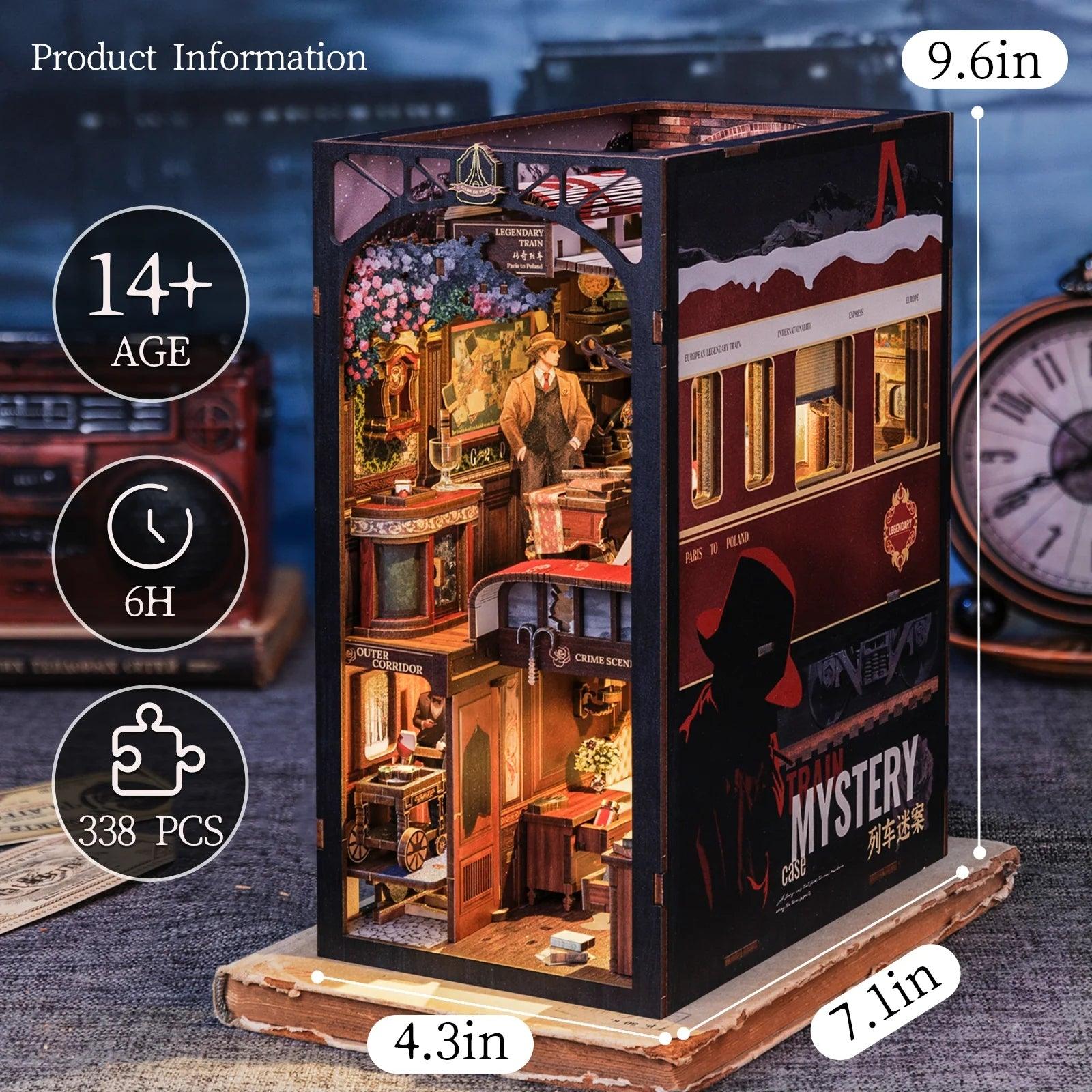 Train Mystery Case | DIY Book Nook Kit | Detective Agency Series