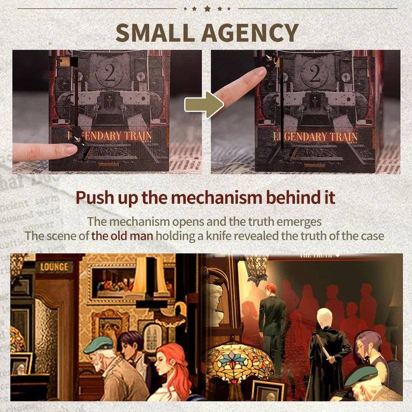 Train Mystery Case | DIY Book Nook Kit | Detective Agency Series