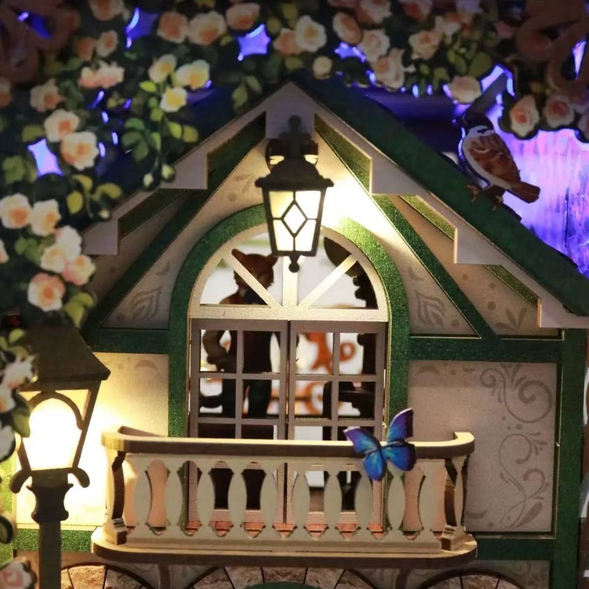 The Cat Bureau DIY Book Nook Kit | Double-sided Miniatures