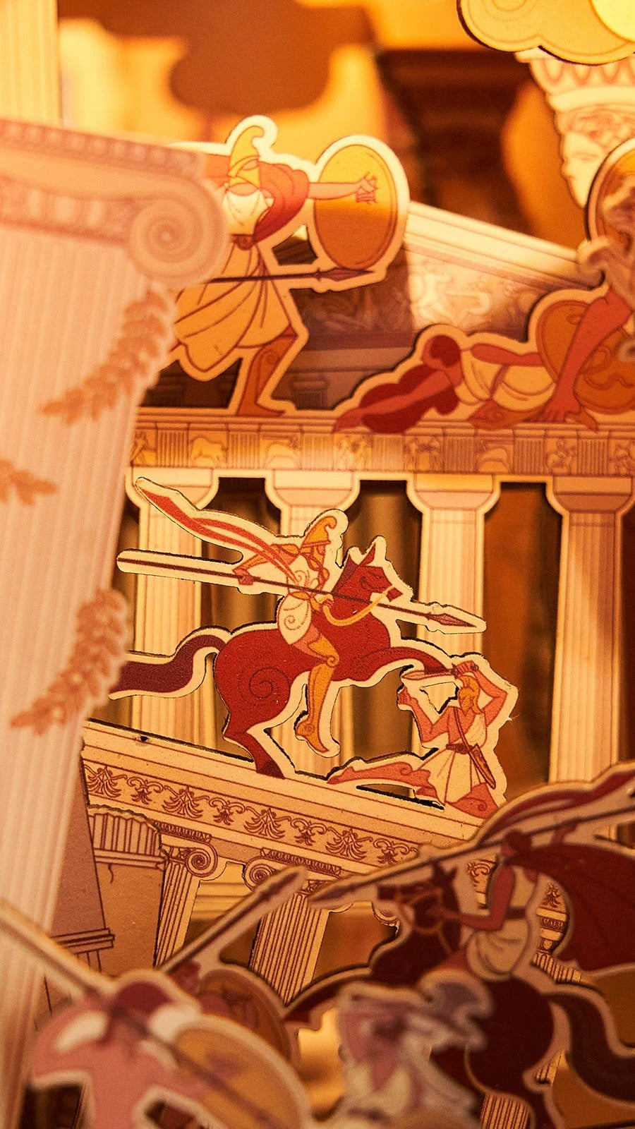 The Legend of the Amazons DIY Book Nook | Greek Art Inspired