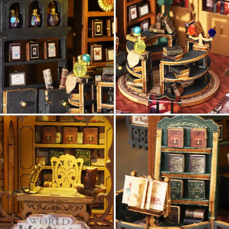 Twilight Bookstore DIY Miniature House Kit