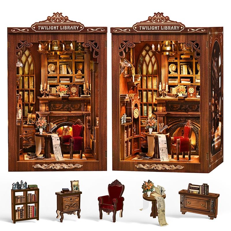 Twilight Library DIY Book Nook Kit