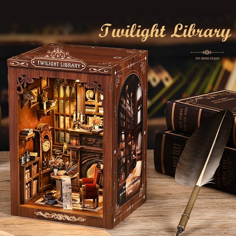 Twilight Library DIY Book Nook Kit