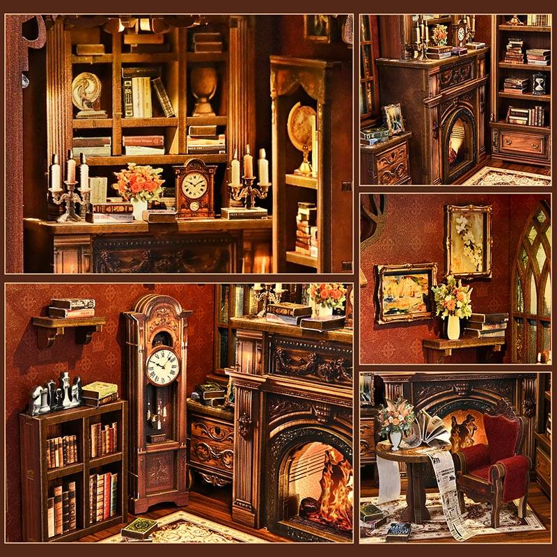 Twilight Library DIY Book Nook Kit