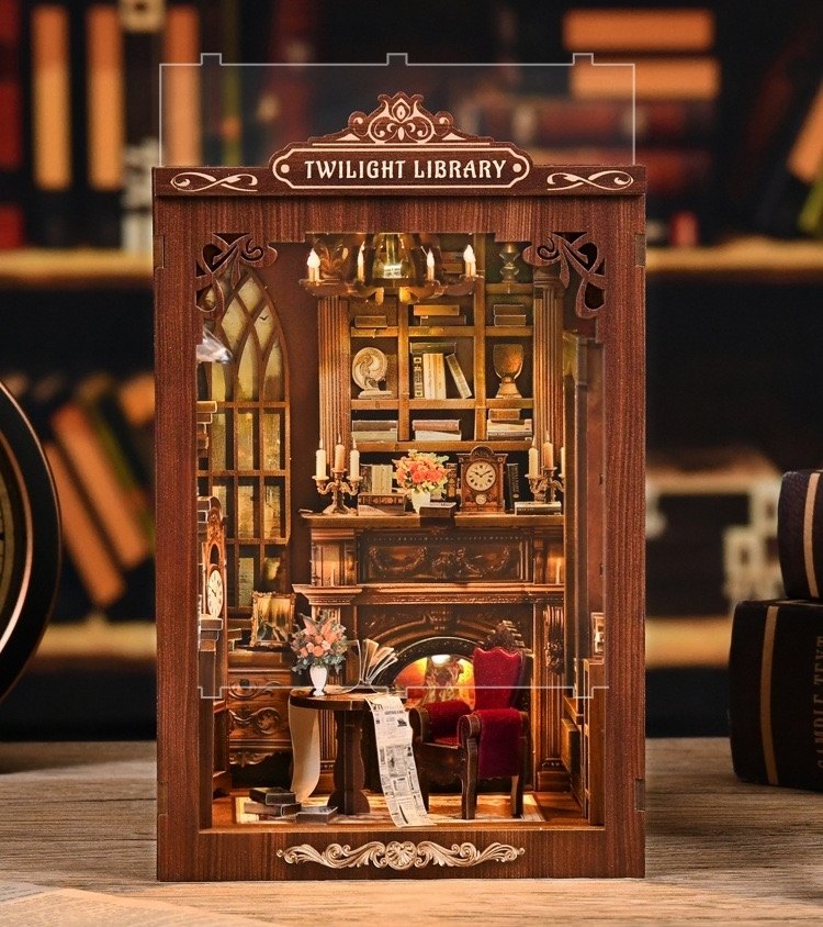 Twilight Library DIY Book Nook Kit