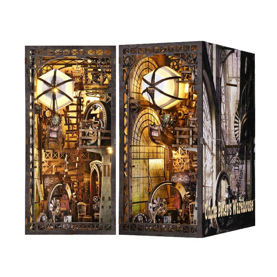 Uncle Peter’s Steampunk Workshop DIY Book Nook Kit