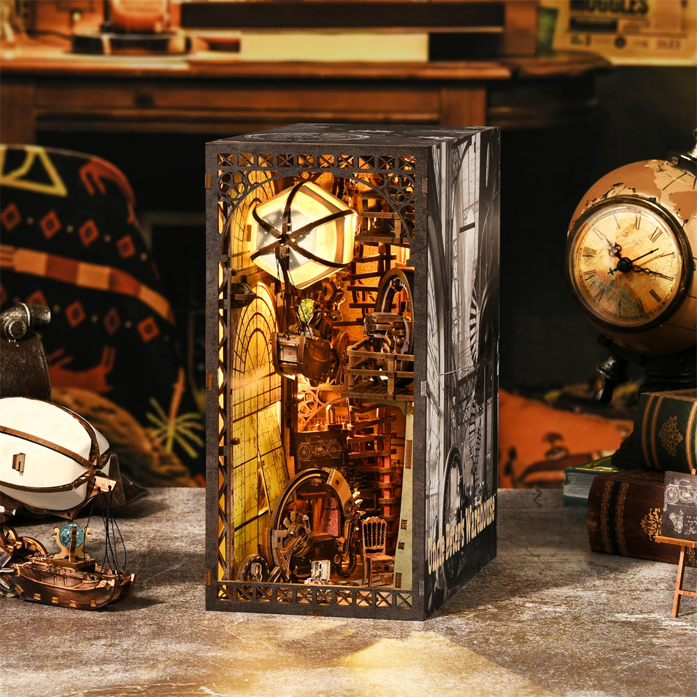 Uncle Peter’s Steampunk Workshop DIY Book Nook Kit