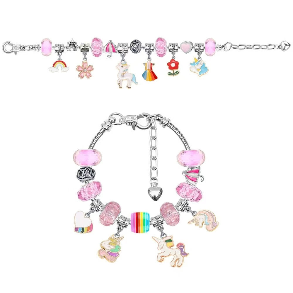 Unicorn Advent Calendar Christmas Countdown Bracelet Set