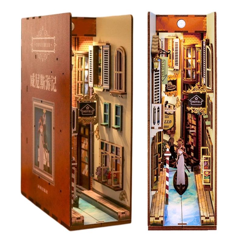 Travels in Venice - 3D Wooden DIY Book Nook