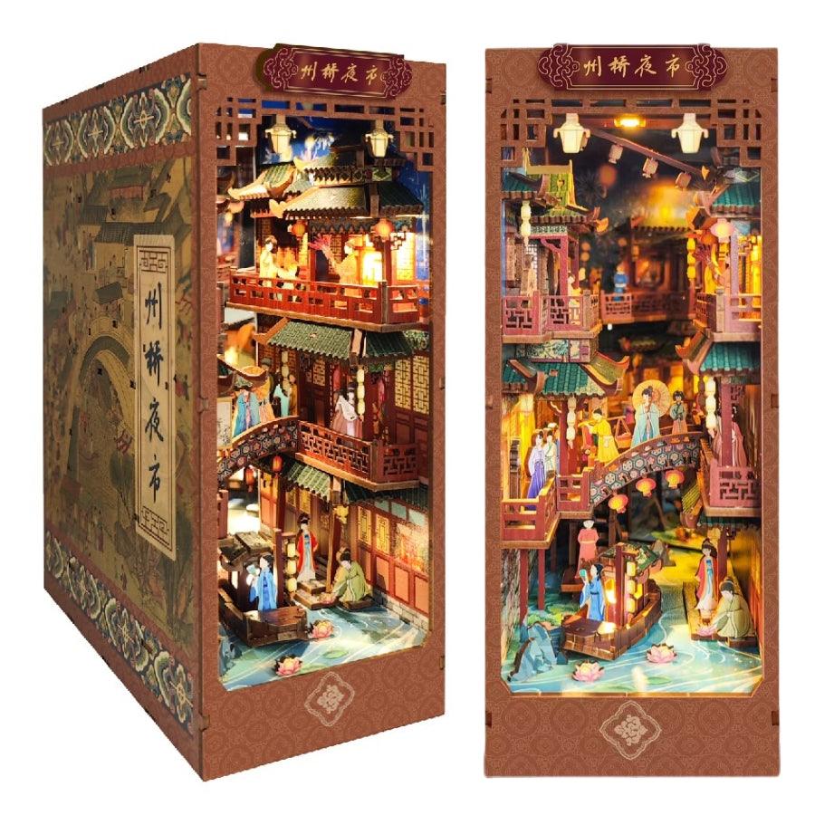 Ancient Chinese Night Market DIY Book Nook Kit