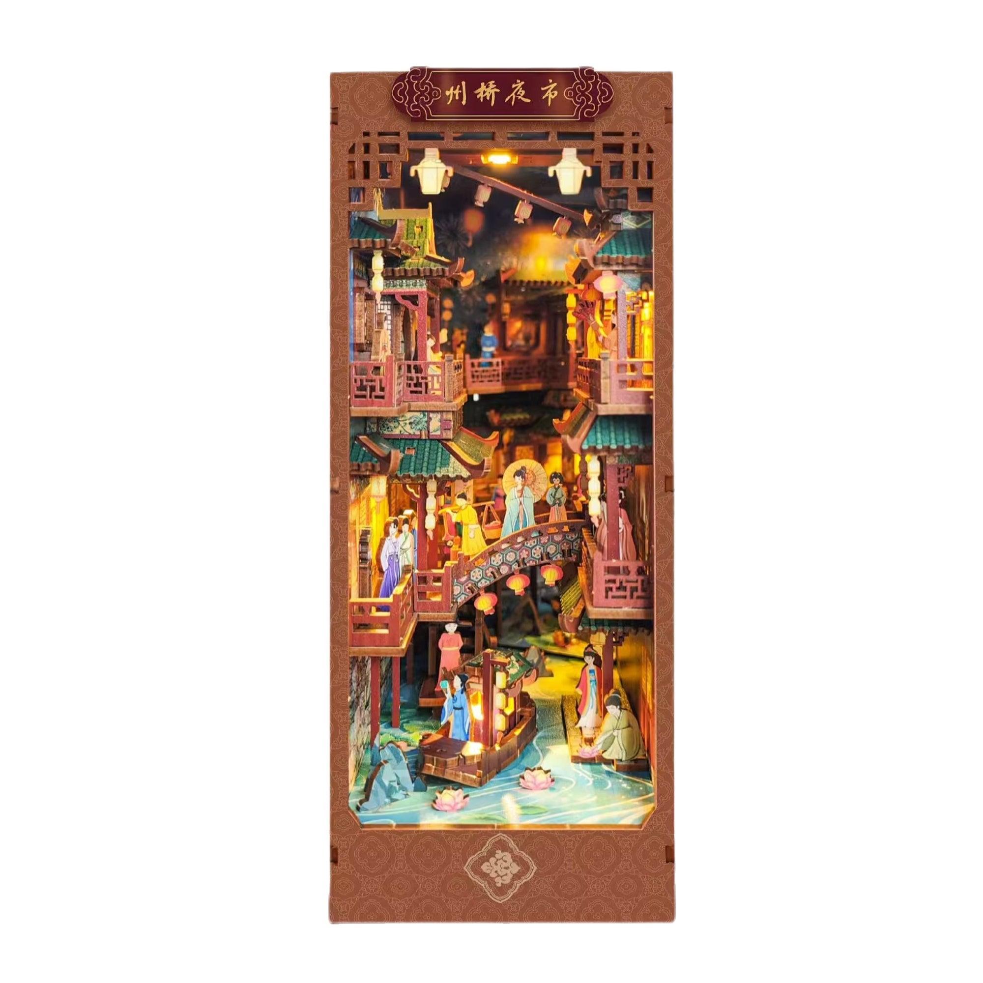Ancient Chinese Night Market DIY Book Nook Kit