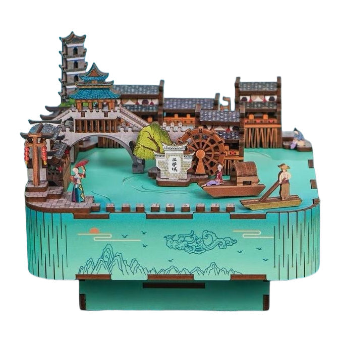 The Ancient Town Phoenix | DIY Music Box | 3D Wooden Puzzle