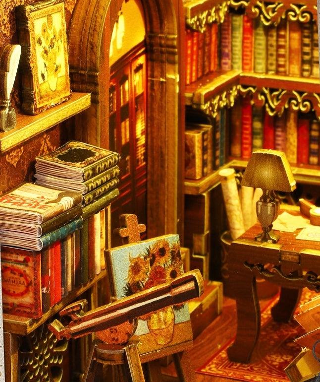 Library of Books | DIY Wooden Book Nook Kit