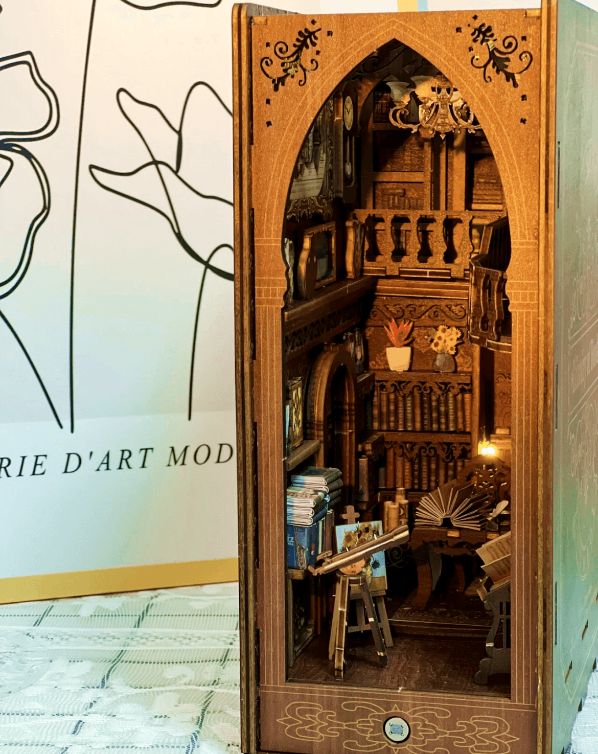 Library of Books | DIY Wooden Book Nook Kit